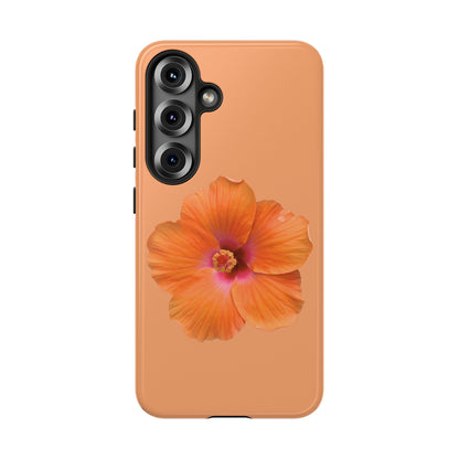 🌺 Orange Hibiscus Phone Case