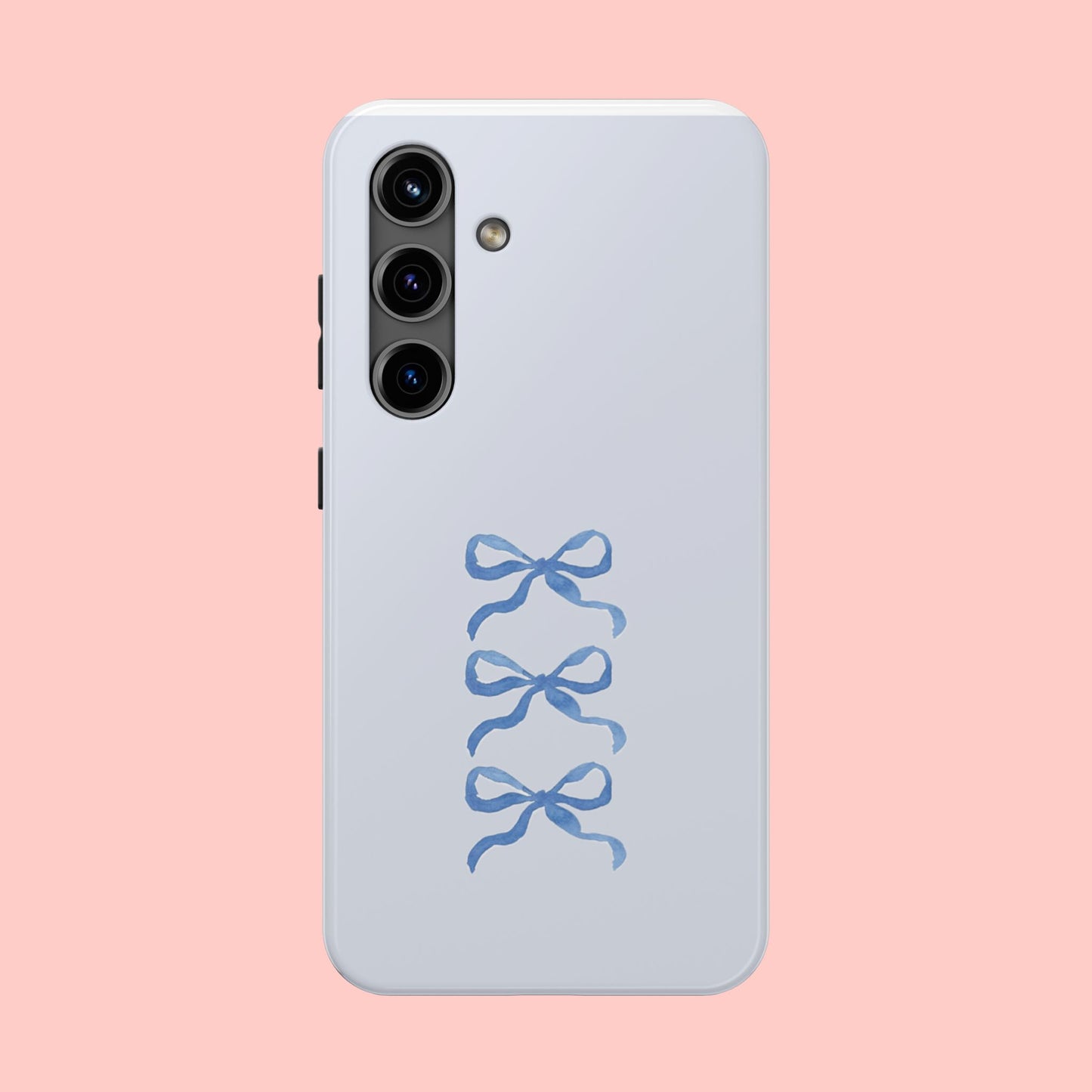 🎀 Blue Bow Phone Case