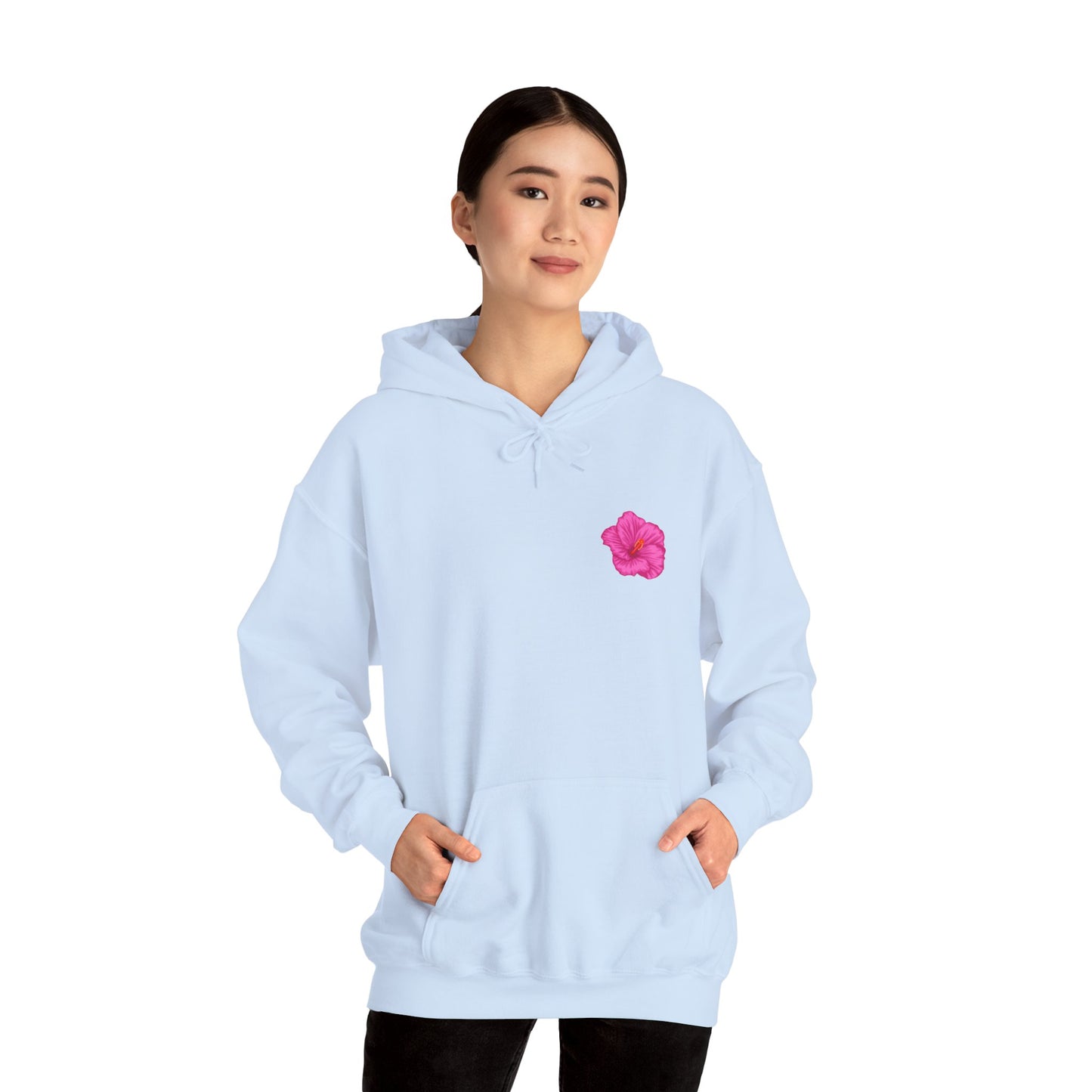 Hibiscus Flower Unisex Heavy Blend™ Hooded Sweatshirt