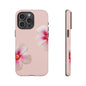 Floral Phone Case | Tough Cases, Flower Phone Cover, Pink Floral Design