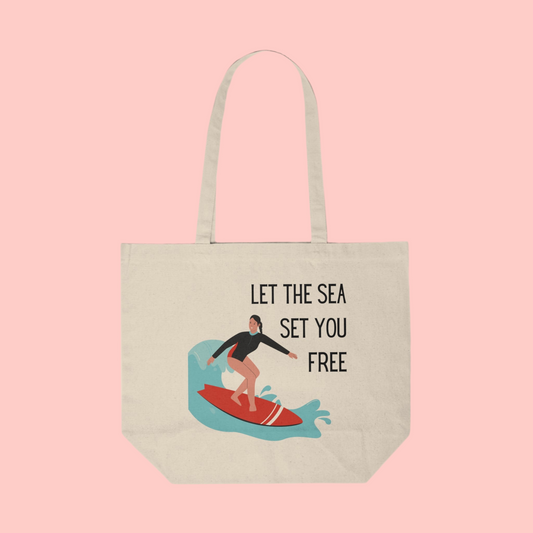 Let the Sea Set You Free - Tote Bag
